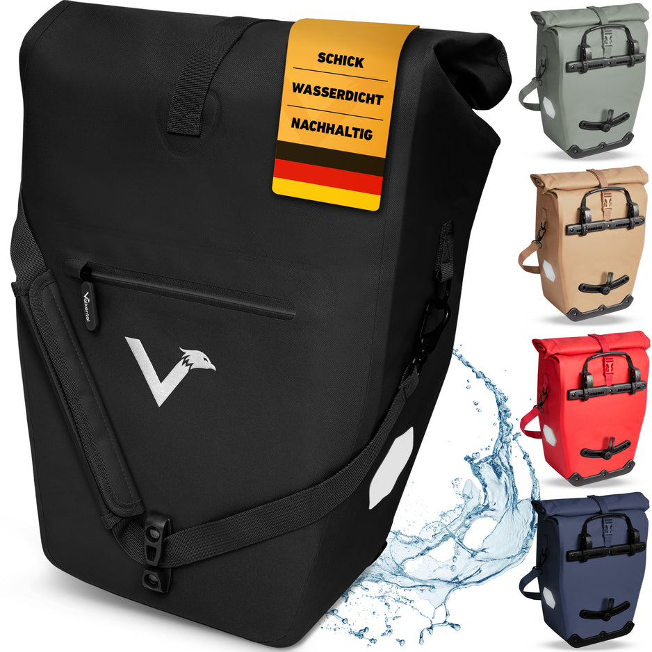 Bike Bag Urban - Praktische 2in1 Gepäckträgertasche im urbanen Look - –  VALKENTAL.com