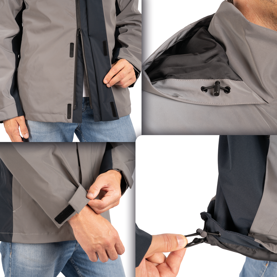 3in1 Smart Jacket - 100% reflektierend & wasserdicht mit Fleece