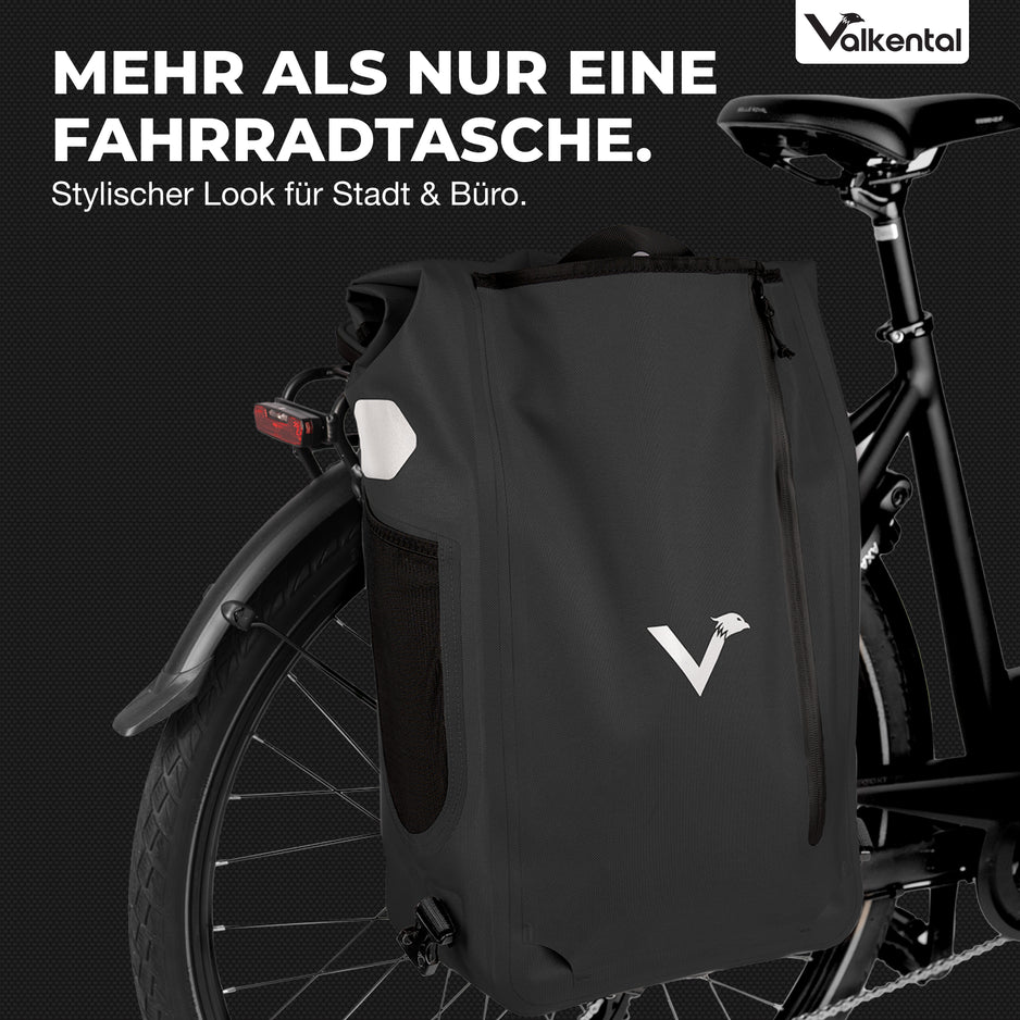 Fahrradtasche mit Rucksackfunktion – UrbanX | Valkental – VALKENTAL.com