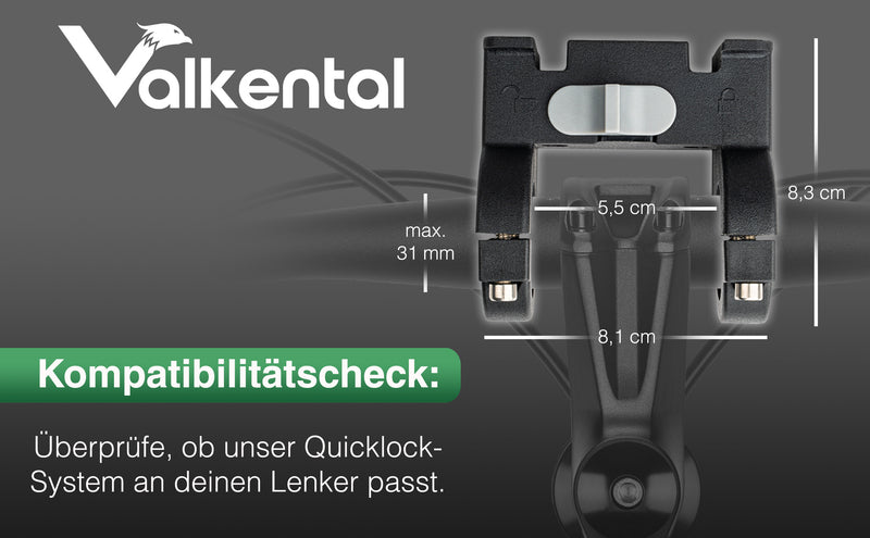 PhoneFix - Fahrrad Handyhalterung zum Befestigen am Lenker – VALKENTAL.com