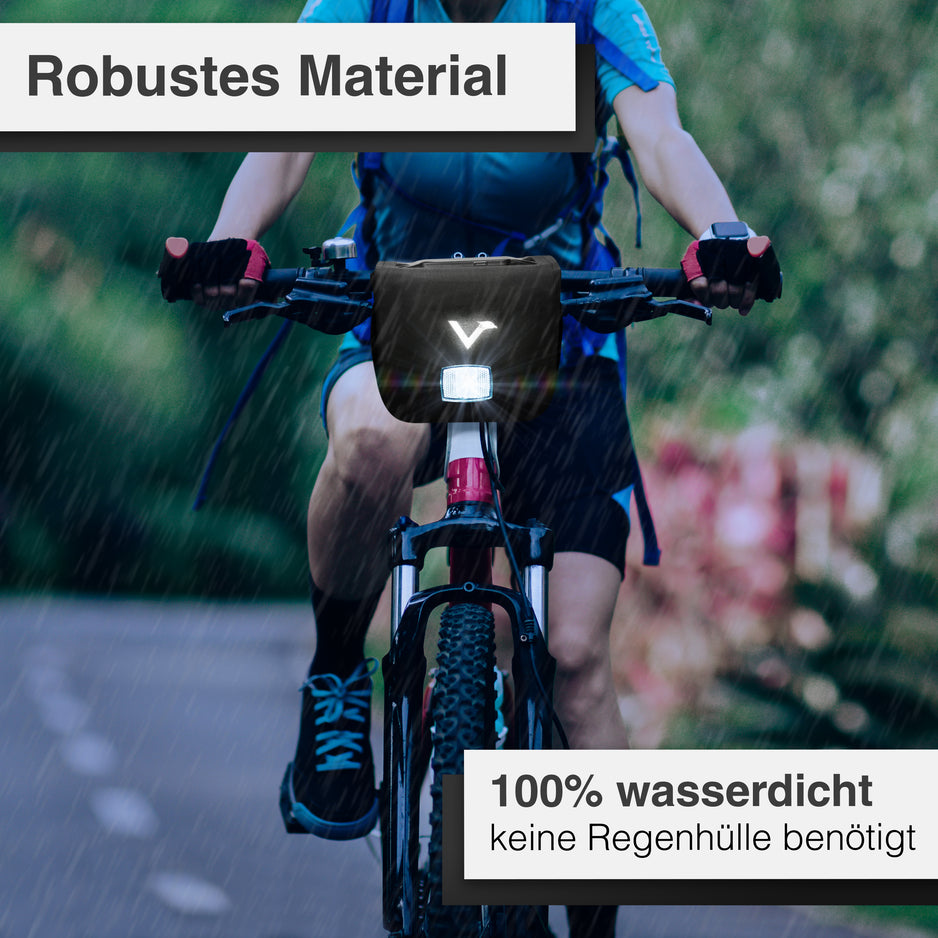 fahrrad lenkertaschen mit klicksystem Front Pack: Robuste wasserdichte Lenkertasche | Valkental – VALKENTAL.com