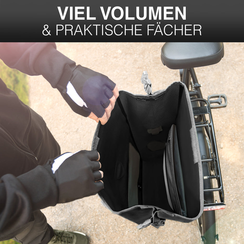 Bike Bag Urban - Wasserdichte Gepäckträgertasche im urbanen Look – VALKENTAL.com